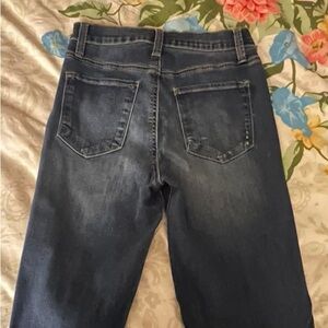 Women's Skinny Jeans in Dark Blue
